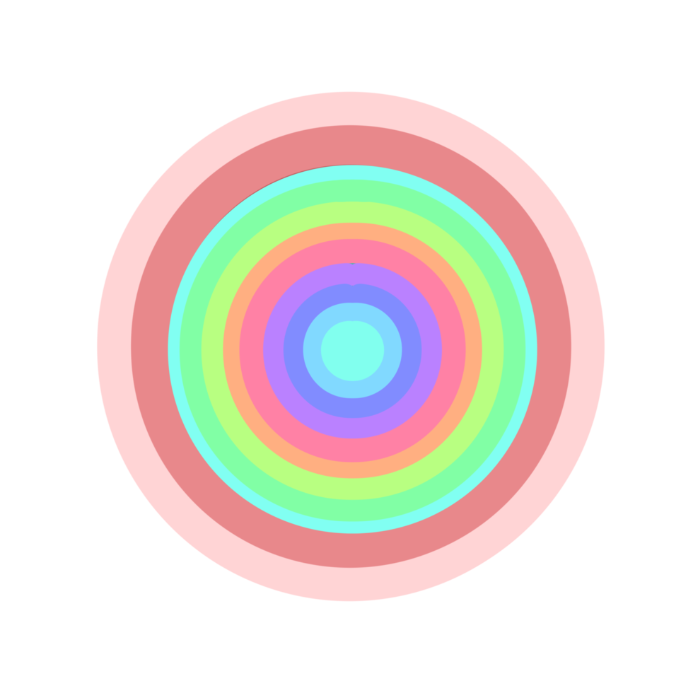 esthétique cercle plein Couleur png