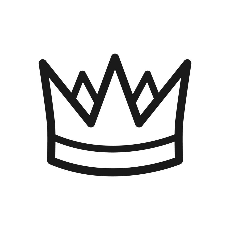 corona icono, corona logo modelo vector
