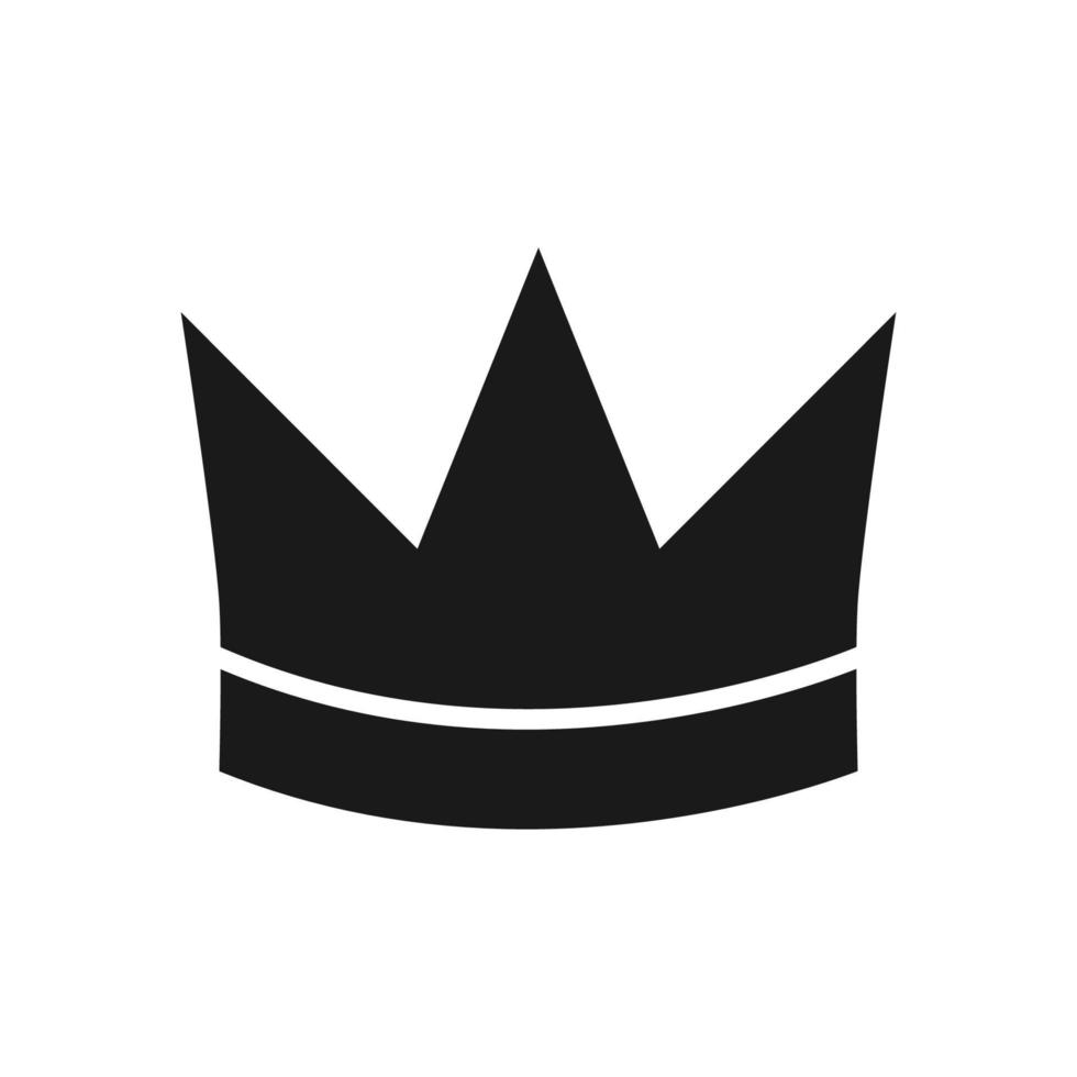 crown icon, crown logo template vector