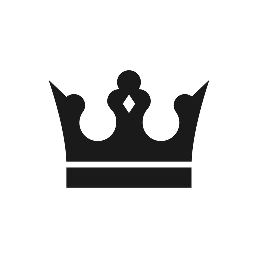 crown icon, crown logo template vector