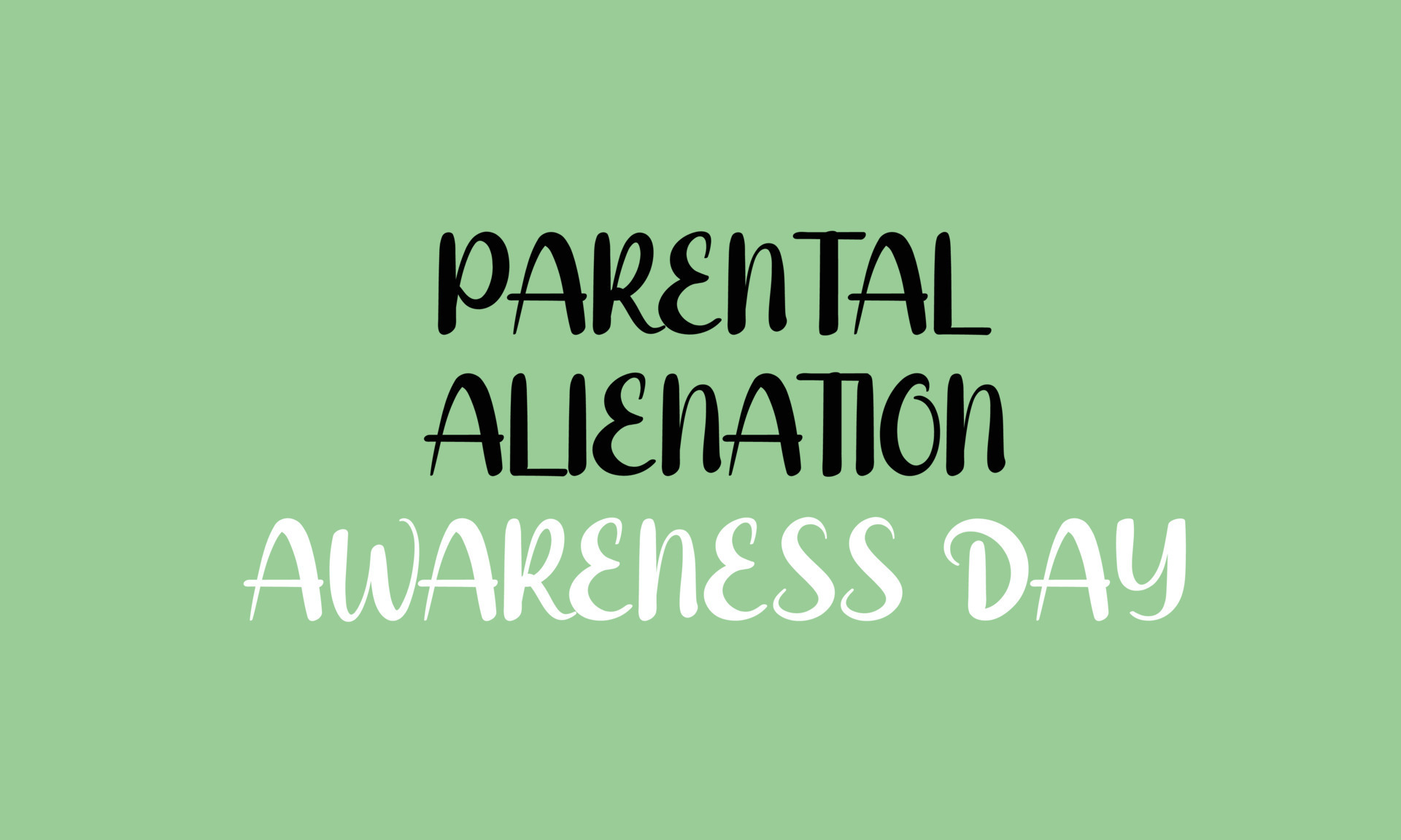 Parental Alienation Awareness Day. Template for background, banner