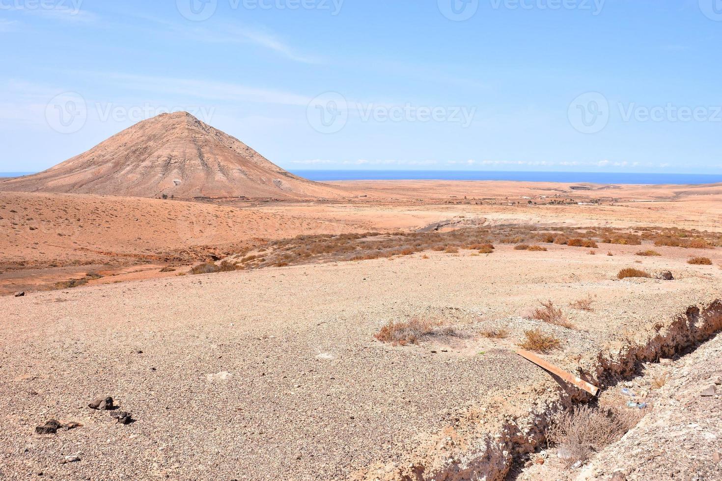 Scenic mountain landscape photo