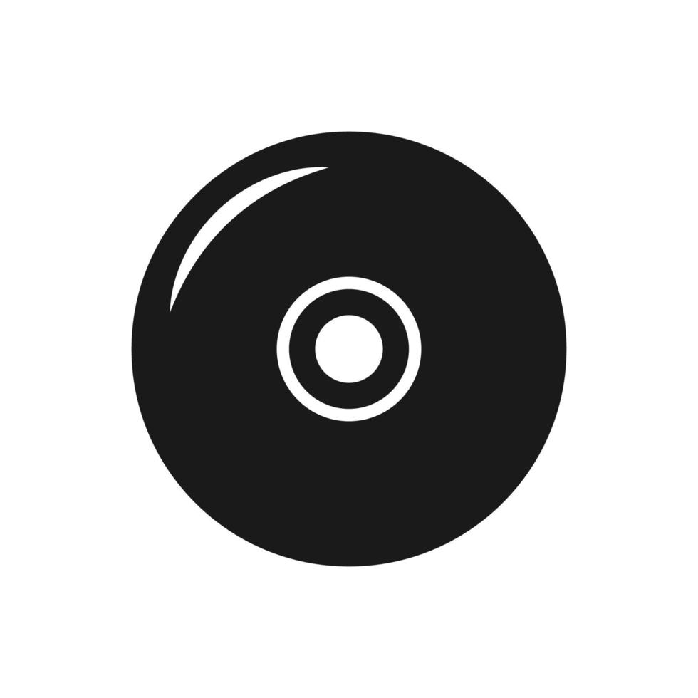 icono de disco compacto vector