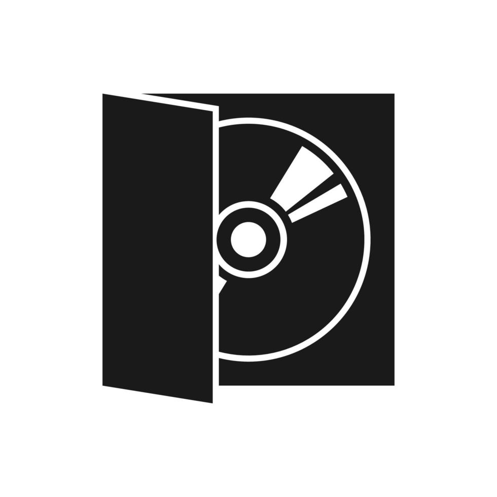 icono de disco compacto vector