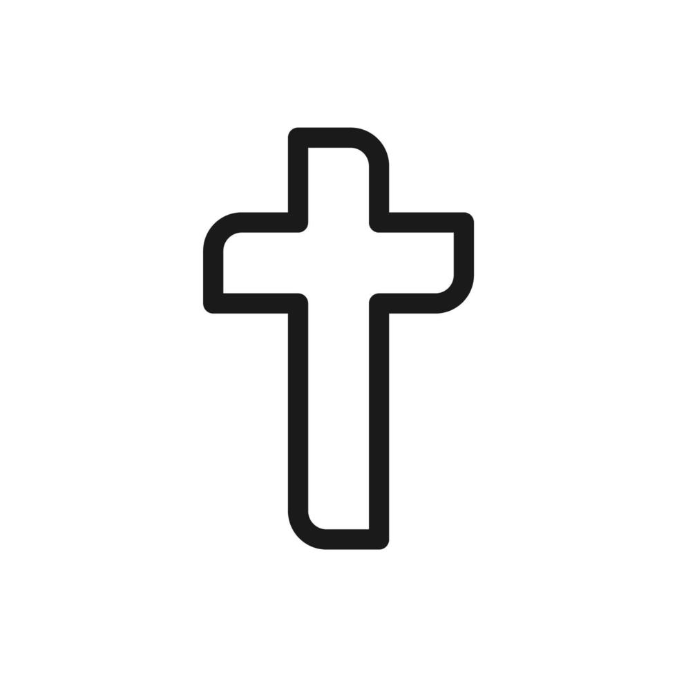 relogion crosses icon vector