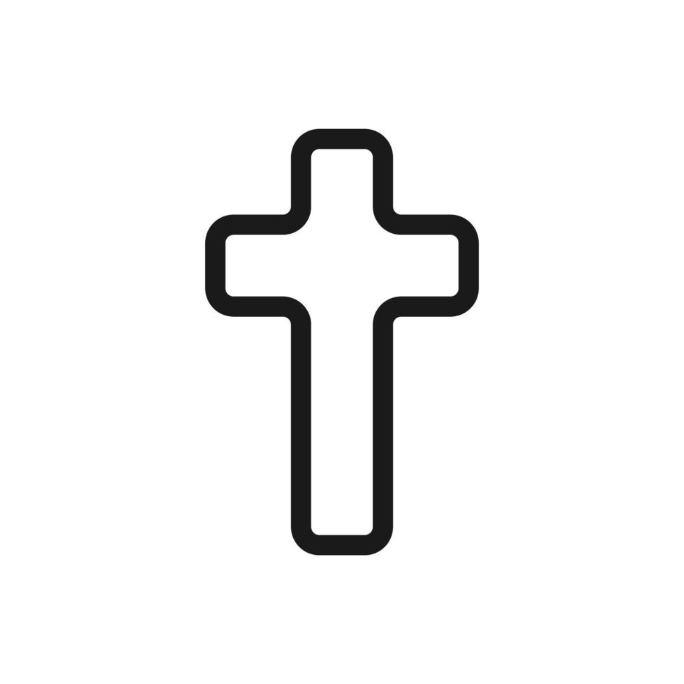 relogion cruces icono vector