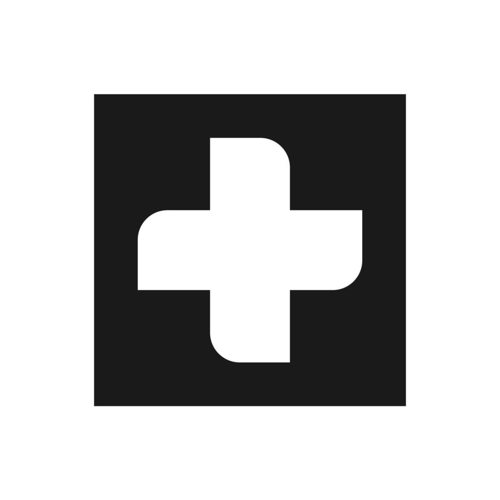 add plus sign icon vector
