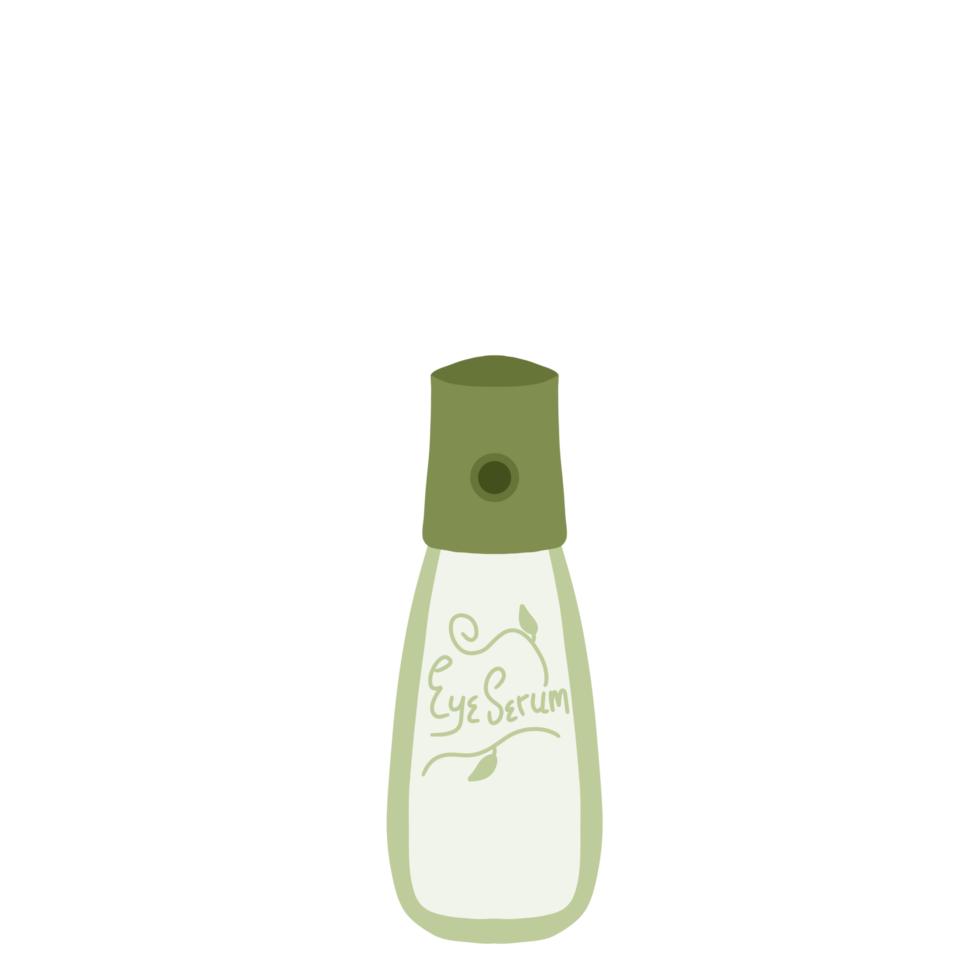 Cosmetic Bottle Green png