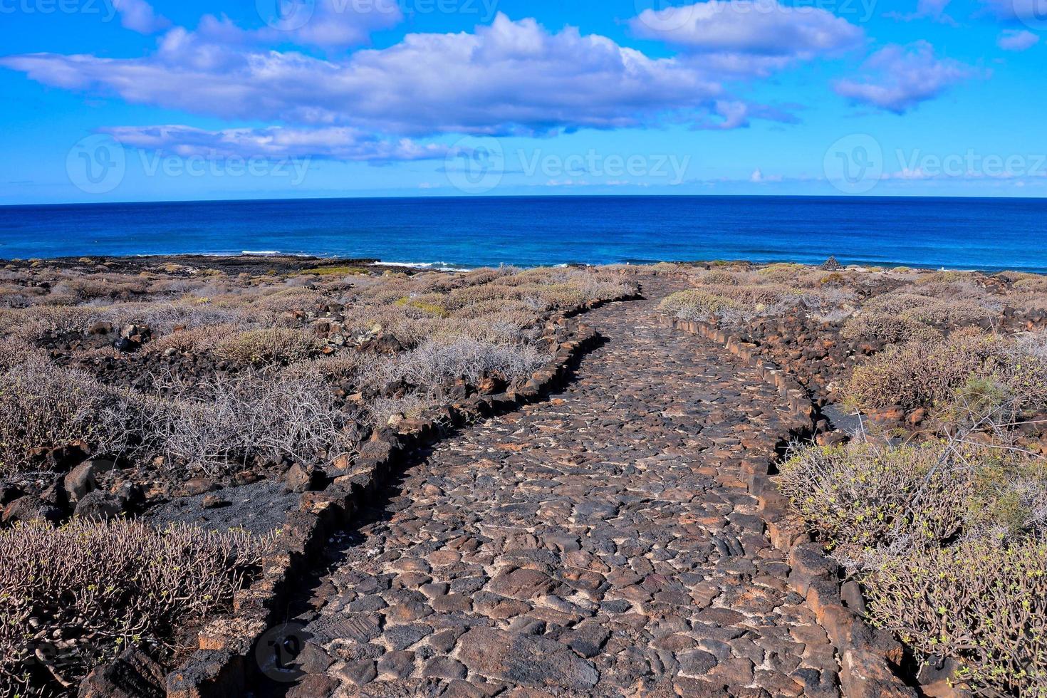 Scenic coastal view photo