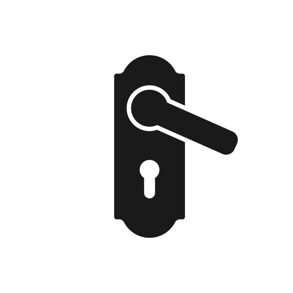 doorknob icon, door handles icon vector