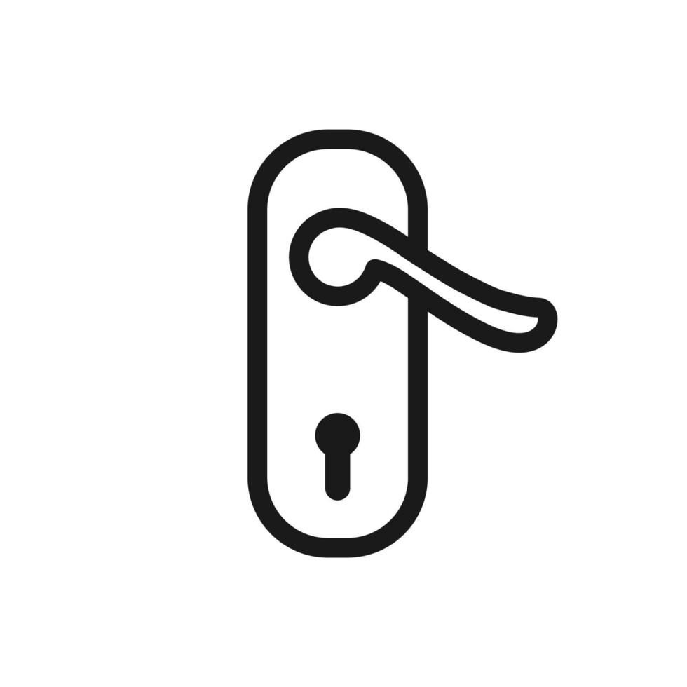 doorknob icon, door handles icon vector