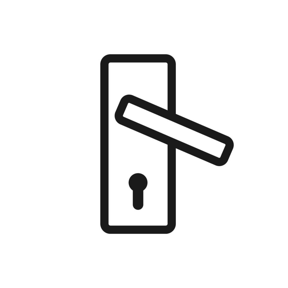 doorknob icon, door handles icon vector