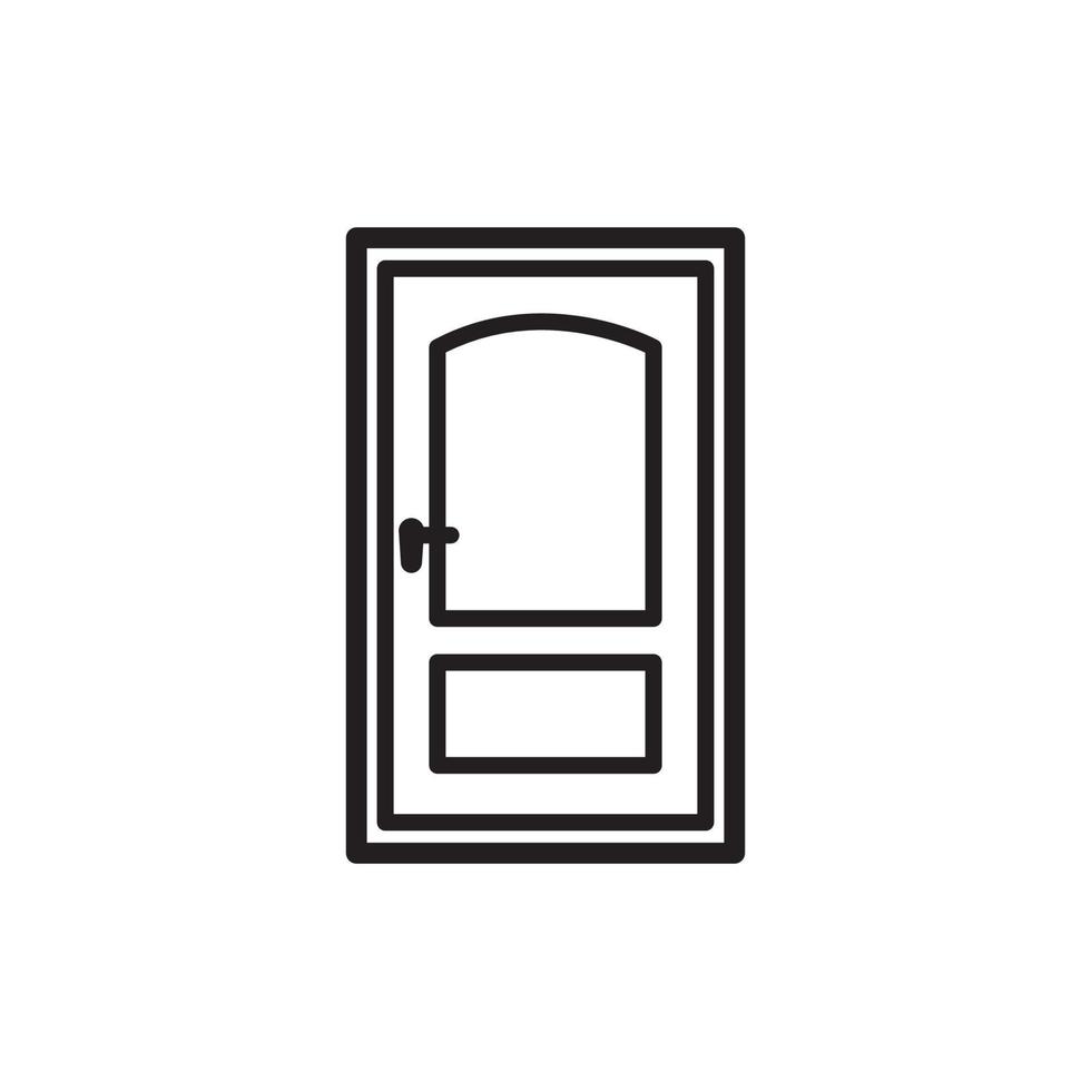 icono de vector de puerta