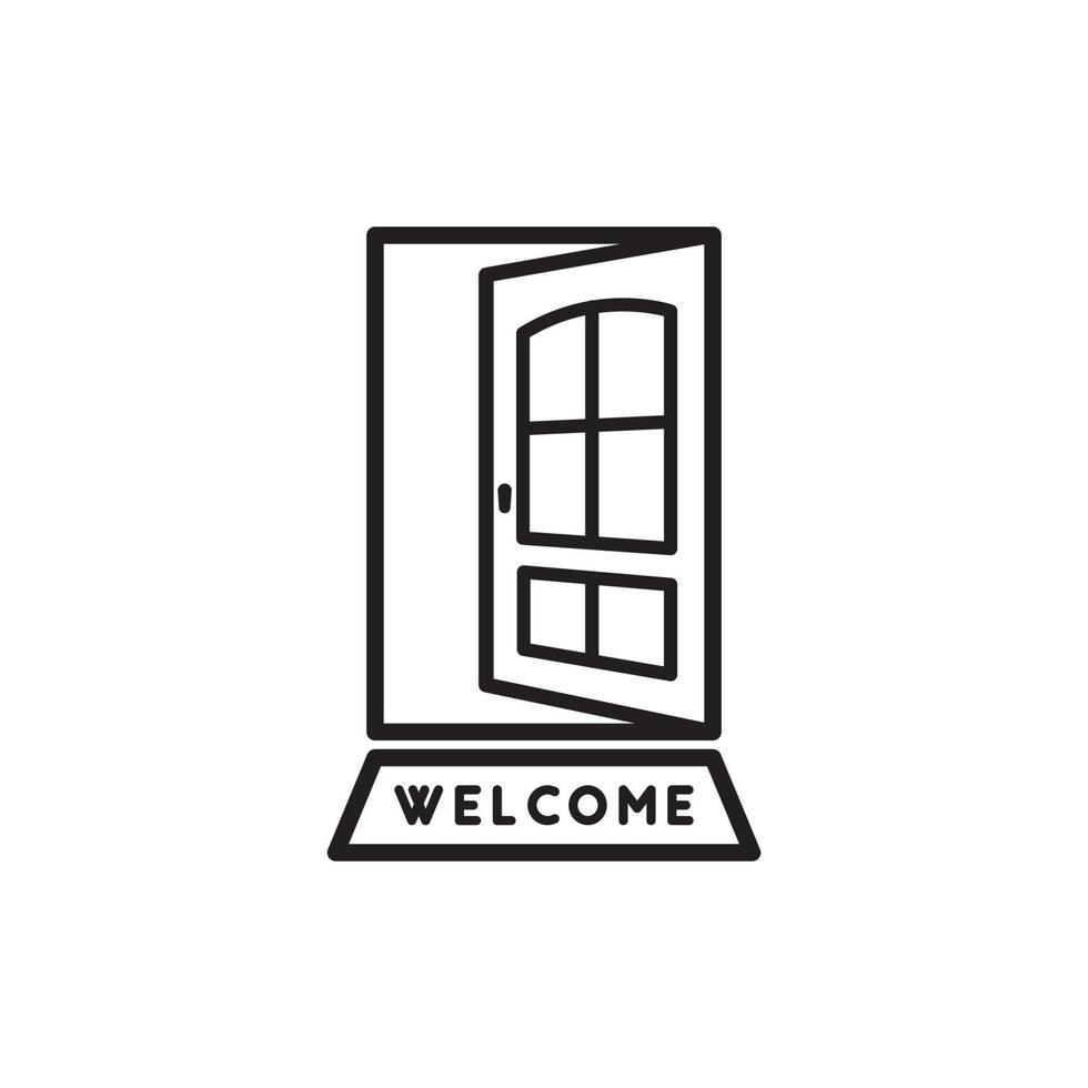 door vector icon