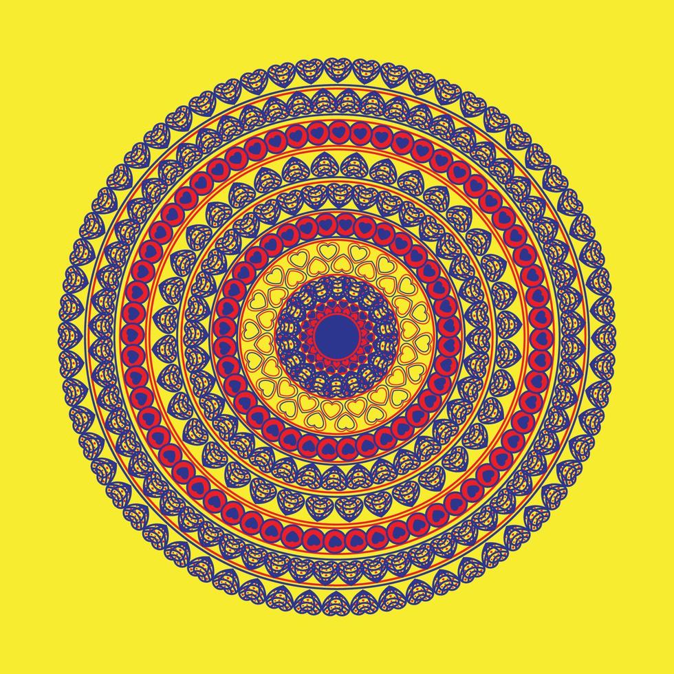 mandala colorante libro para niños . mandala colorante libro. vector