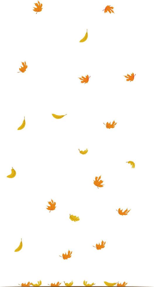 Autumn background. Falling leaves. Vector illustration. The frame of the leaves. Element for design business cards, invitations, gift cards, flyers and brochures
