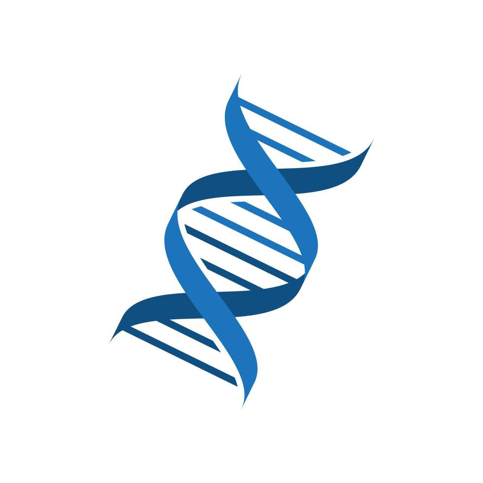 DNA icon, dna logo template vector
