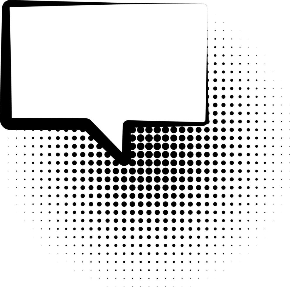Comic speech bubble for text. Vector illustration. Bubble for text