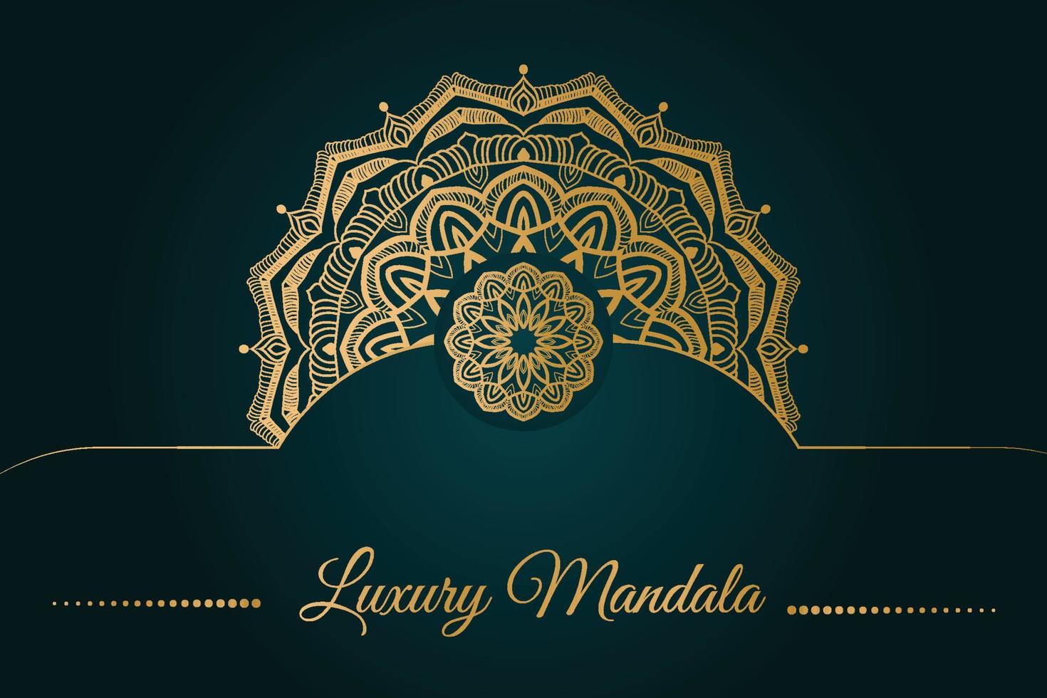 Creative Luxury Decorative Mandala vector