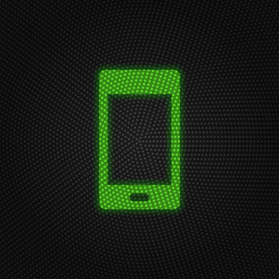 Mobile new technology vector icon. New mobile technology traffic light style vector illustration. Mobile new technology vector icon on white background