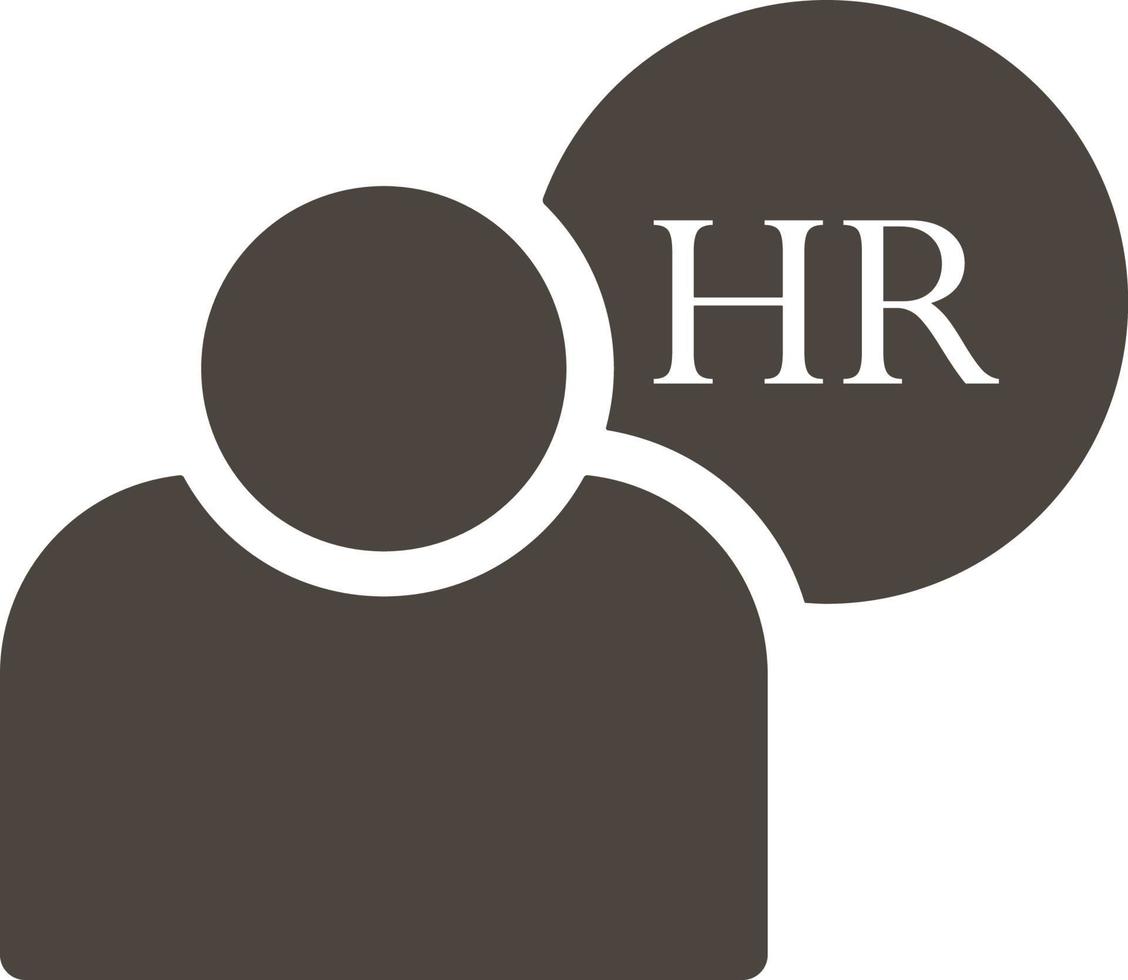 Human resources, user vector icon. Simple element illustrationHuman resources, user vector icon. Material concept vector illustration. on white background