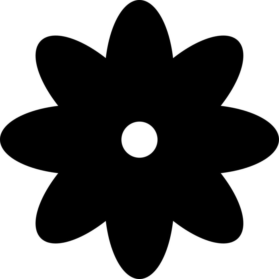 Flower, icon. Element of simple icon for websites, web design, mobile app, infographics. Thick line icon for website design and development, app development on white background vector