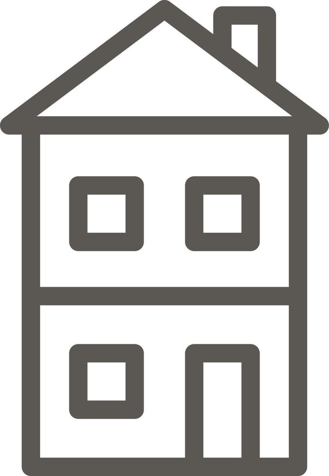 Building, house, terrace vector icon. Simple element illustration from UI concept. Building, house, terrace vector icon. Real estate concept vector illustration. on white background