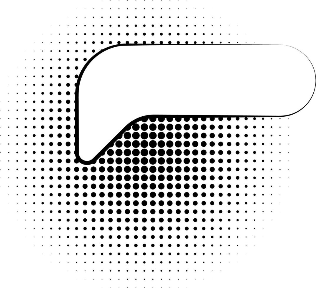 Comic speech bubble for text. Vector illustration. Bubble for text