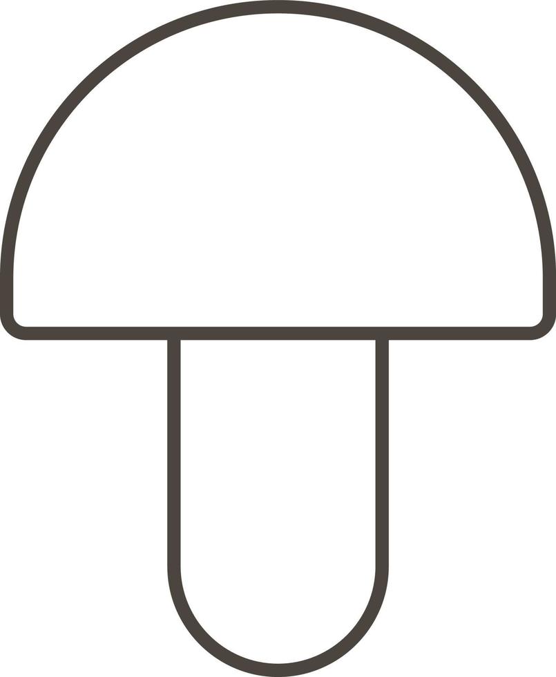 Fungus vector icon. Simple element illustration from food concept. Fungus vector icon. Drink concept vector illustration. on white background