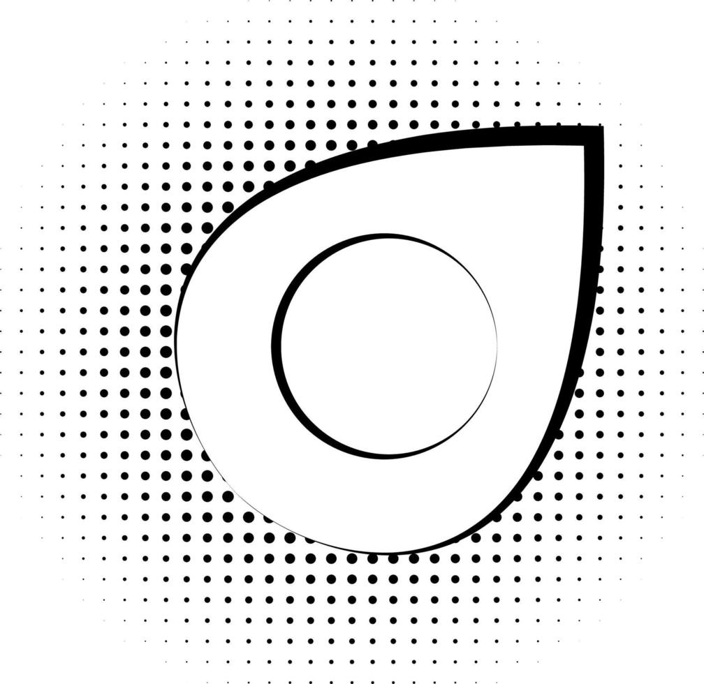 Comic speech bubble for text. Vector illustration. Bubble for text
