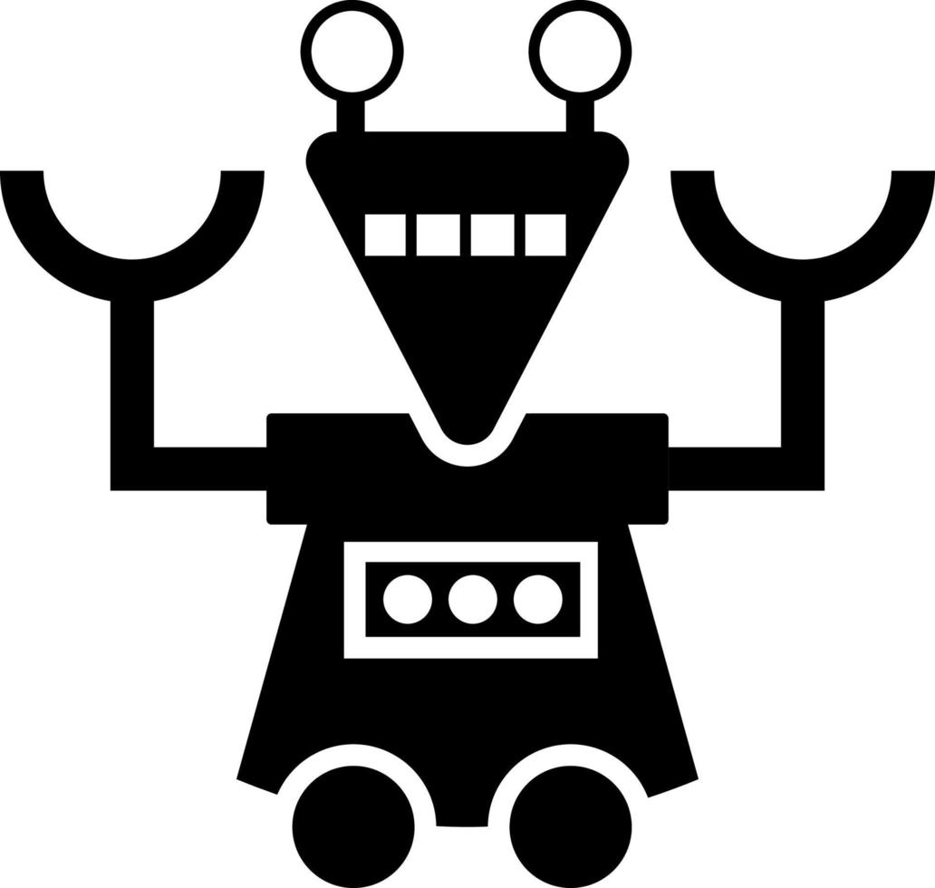 robot, icono, tecnología. elemento de minimalista icono para móvil concepto y web aplicaciones señales y símbolos colección icono para sitios web, web diseño, móvil aplicación en blanco antecedentes vector