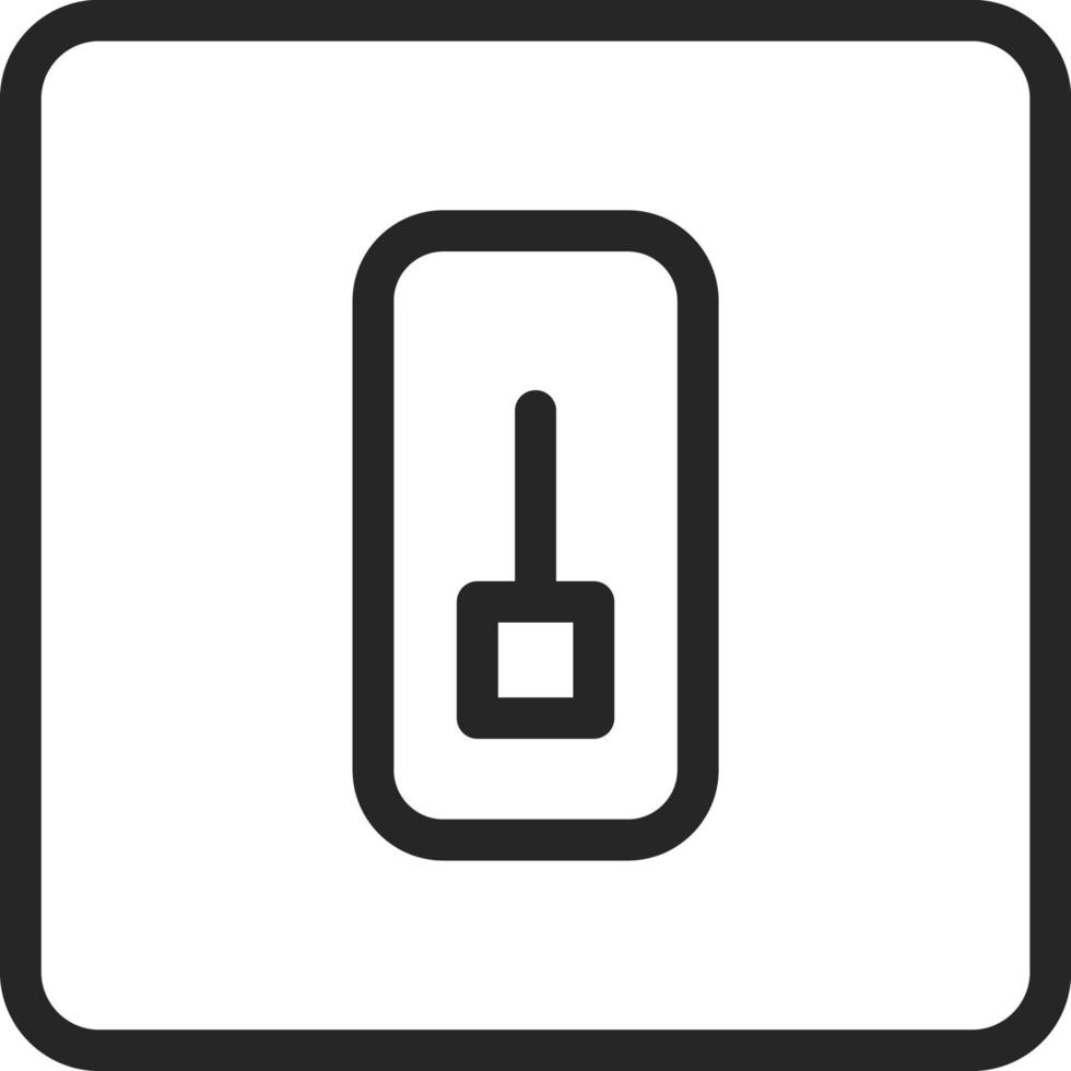 Switch, switcher vector icon. Multimedia minimalist outline vector icon. on white background