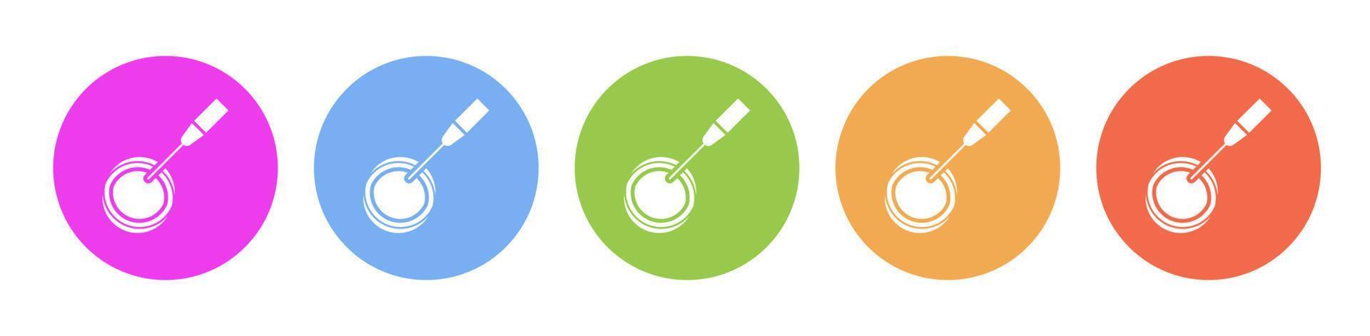 Multi colored icon Artificial insemination. Button banner round badge interface for application illustration on white background vector