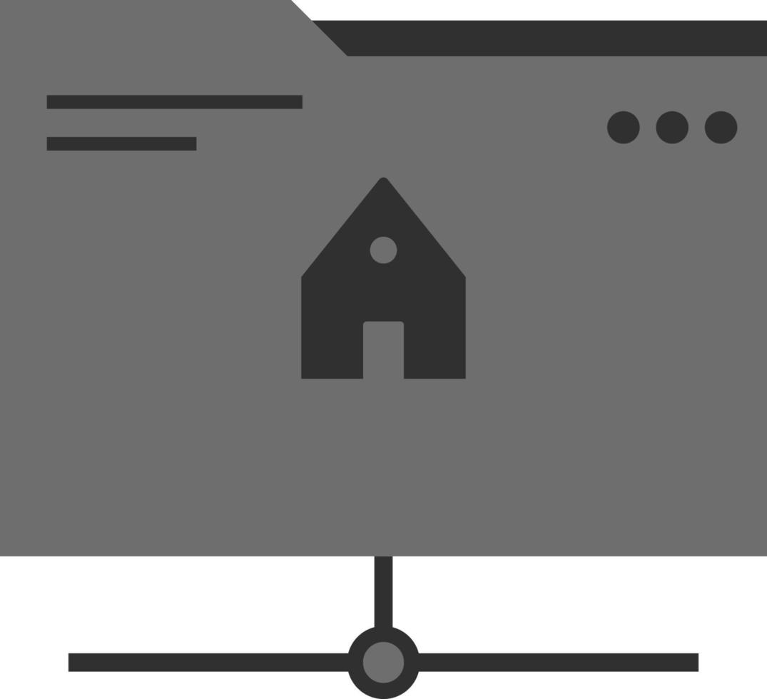folder, home, site . Element of web development. Vector icon. Development icon on white background