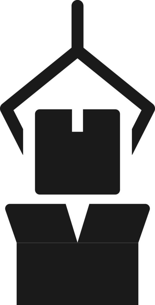Mass production, package icon - Vector. Simple element illustration from UI concept. Mass production, package icon - Vector. Infographic concept vector illustration. on white background