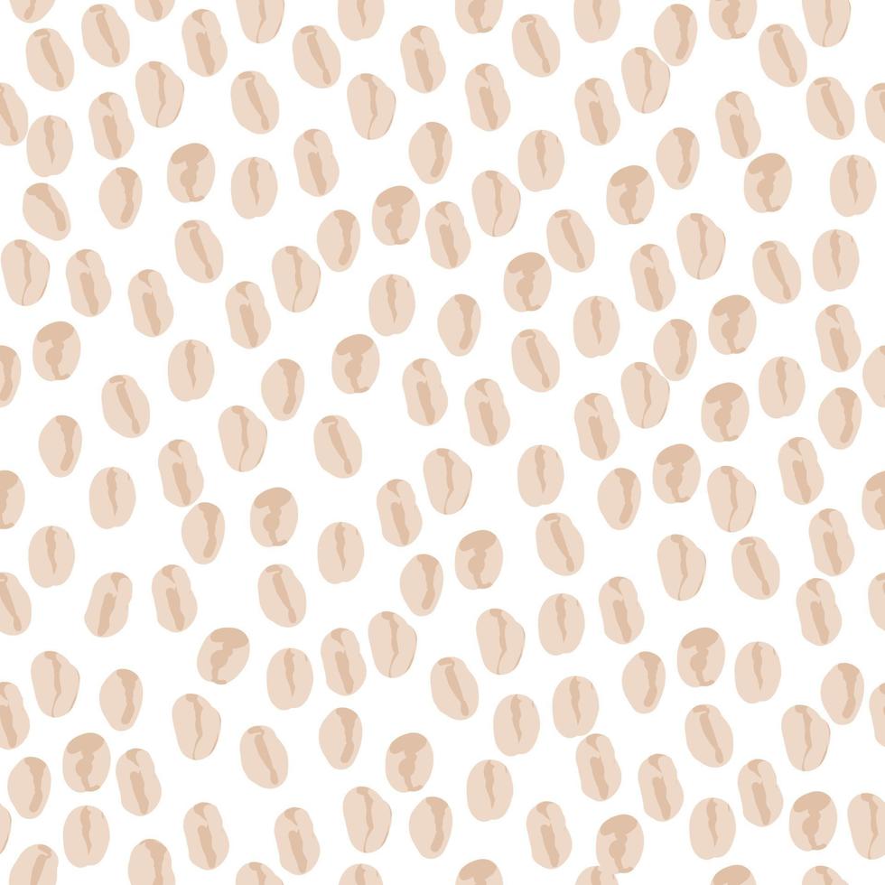 Seamless cornflakes pattern. Vector seamless pattern, hand drawn illustration. Oat flakes seamless background.