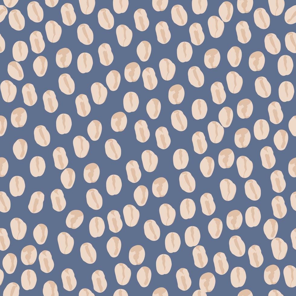 Seamless cornflakes pattern. Vector seamless pattern, hand drawn illustration. Oat flakes seamless background