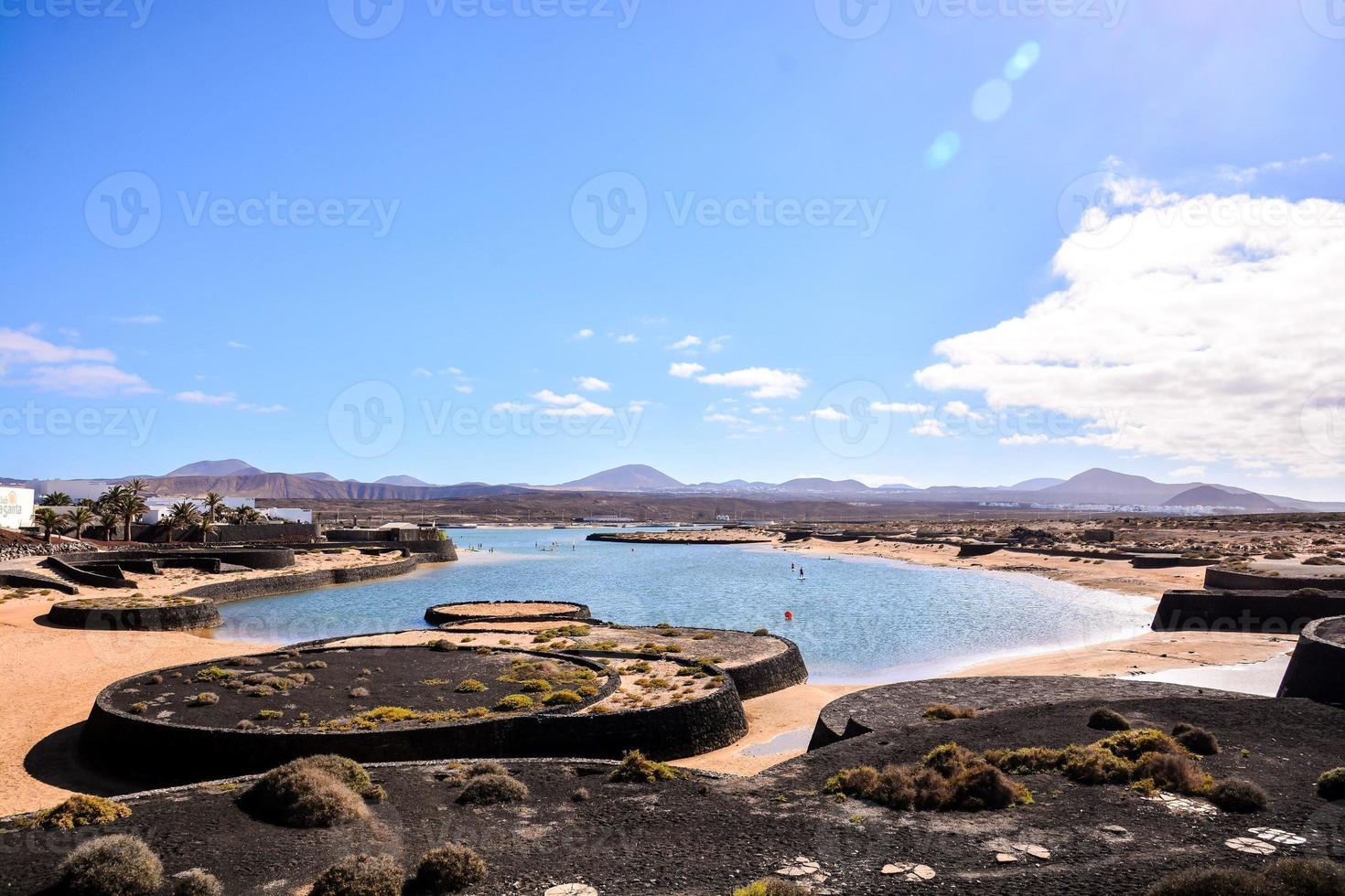 Scenic coastal view photo