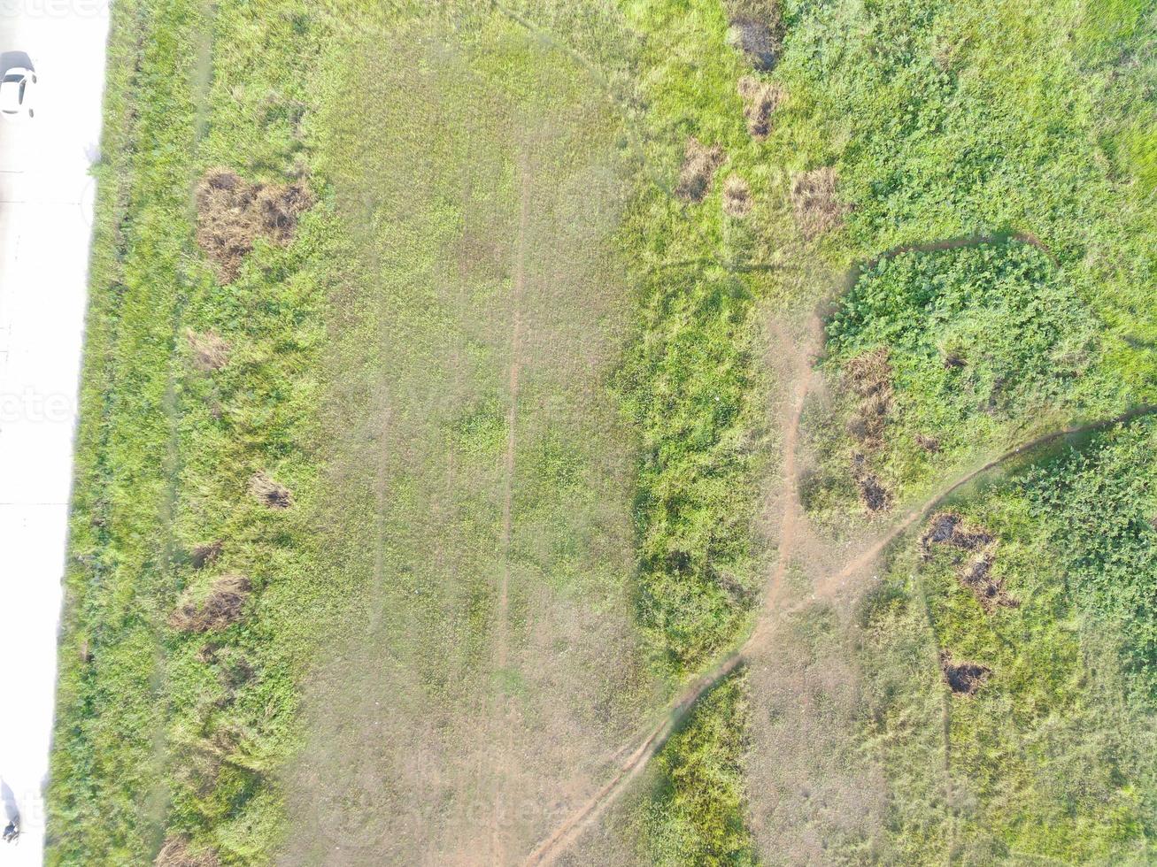 aerial view of land mapping by unmaned aerial vehicle in Bogor, Indonesia. photo