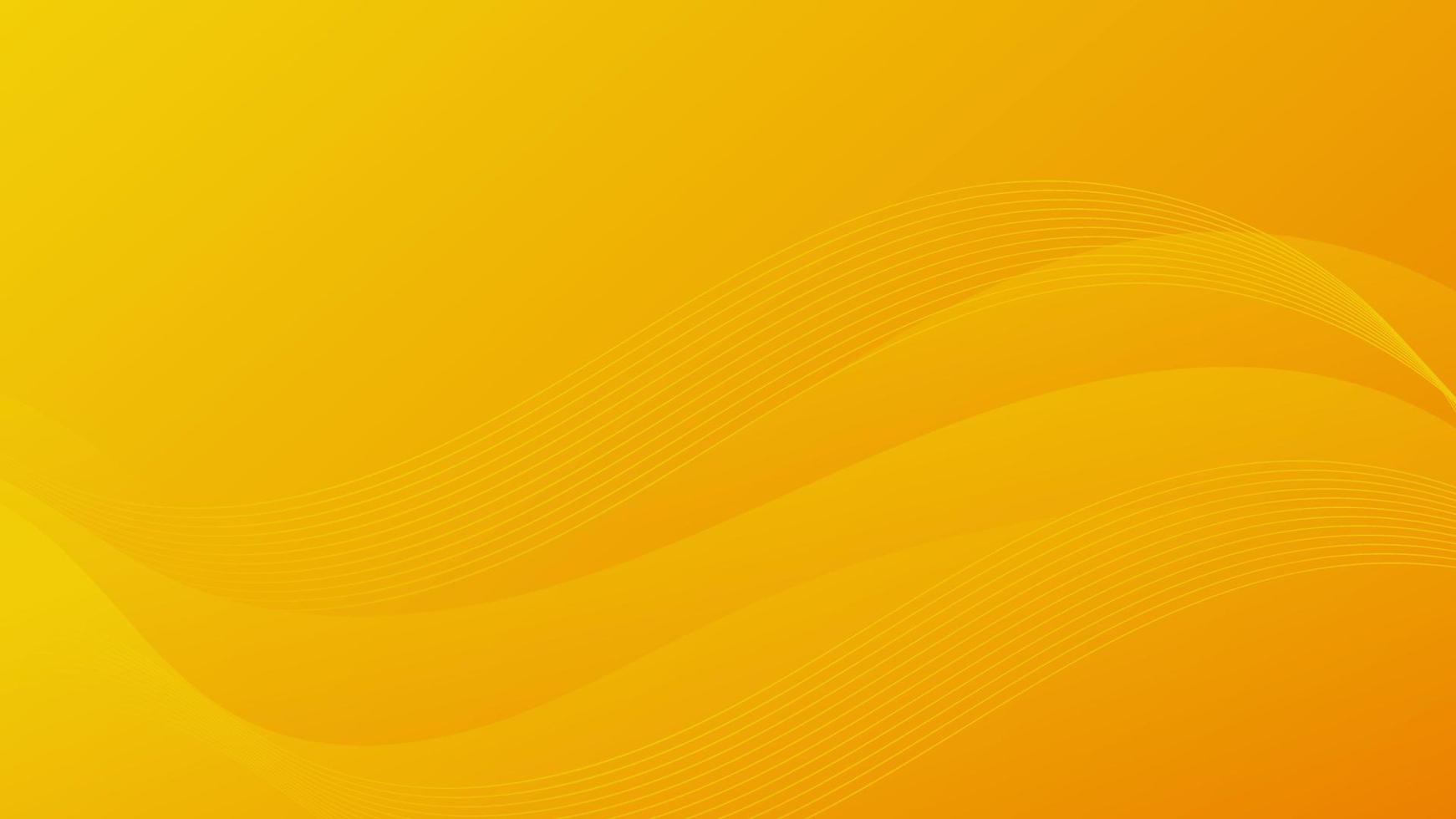 Abstract Yellow liquid Wave Background vector