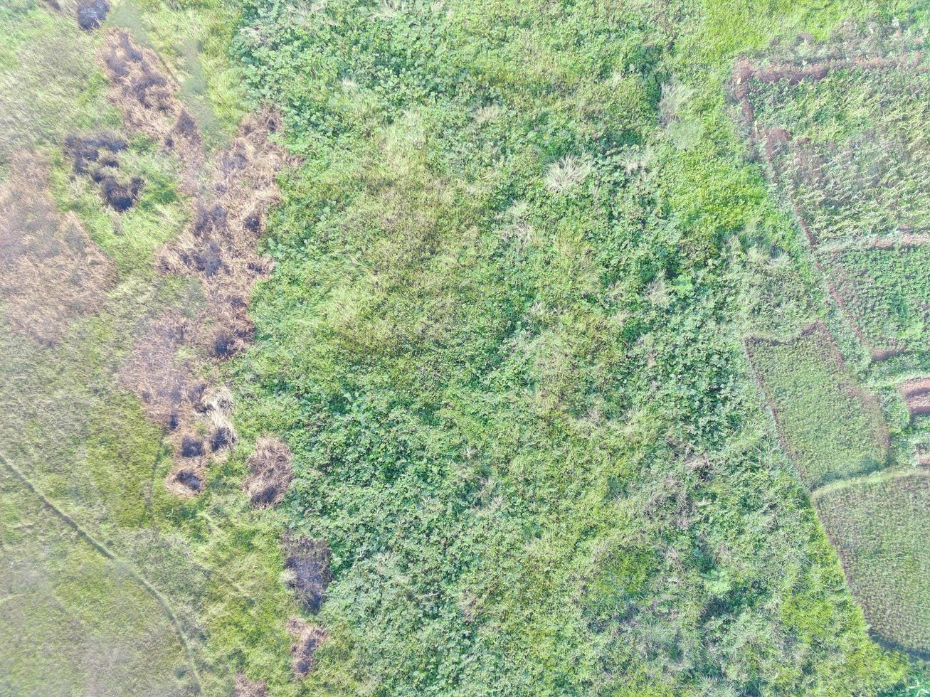 aerial view of land mapping by unmaned aerial vehicle in Bogor, Indonesia. photo