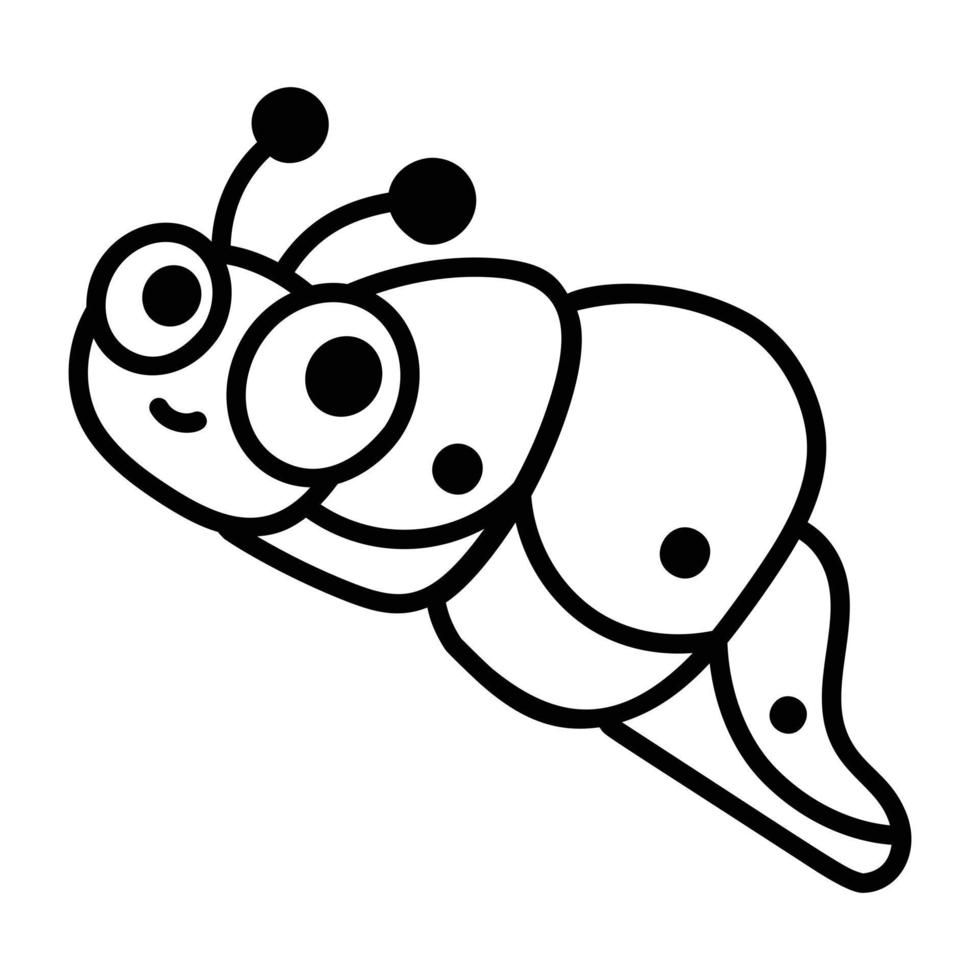 Trendy Caterpillar Concepts vector