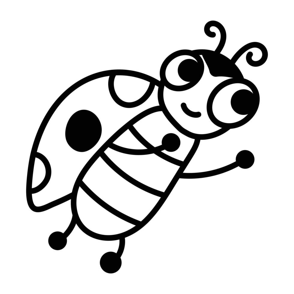 Trendy Ladybug Concepts vector