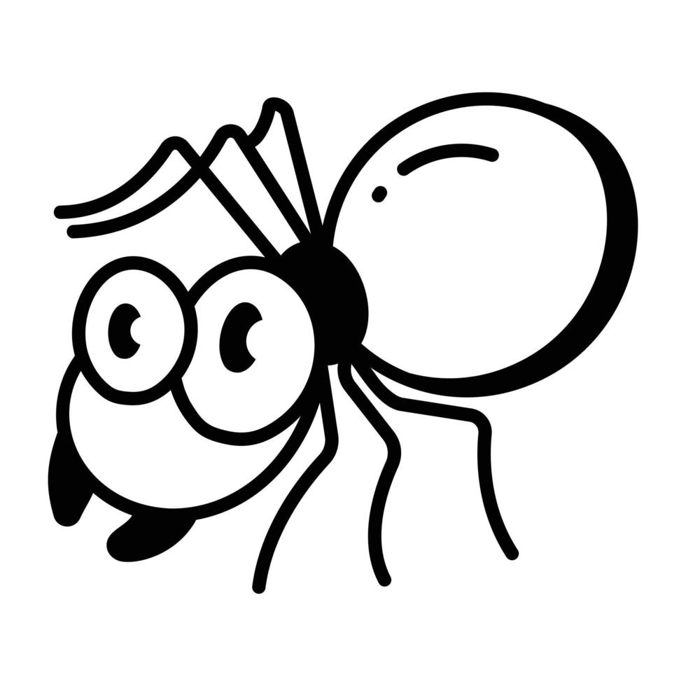 Trendy Spider Concepts vector