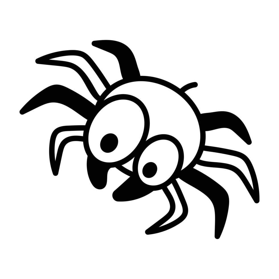 Trendy Insect Mite vector