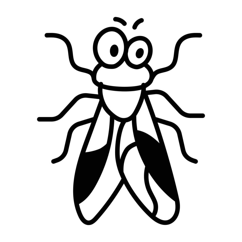 Trendy Cicada Concepts vector