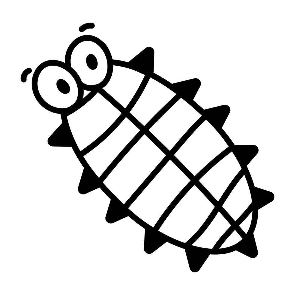 Trendy Mealy Bug vector