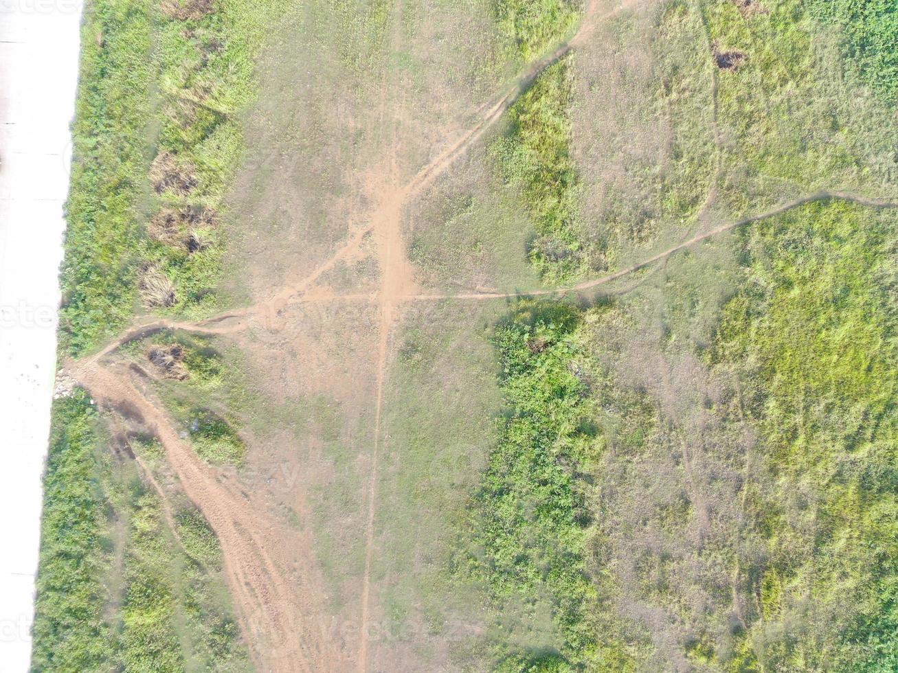 aerial view of land mapping by unmaned aerial vehicle in Bogor, Indonesia. photo