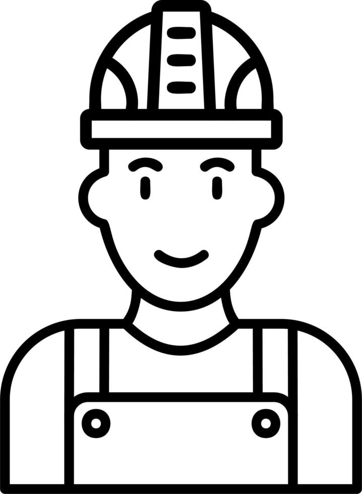 Factory Worker vector icon