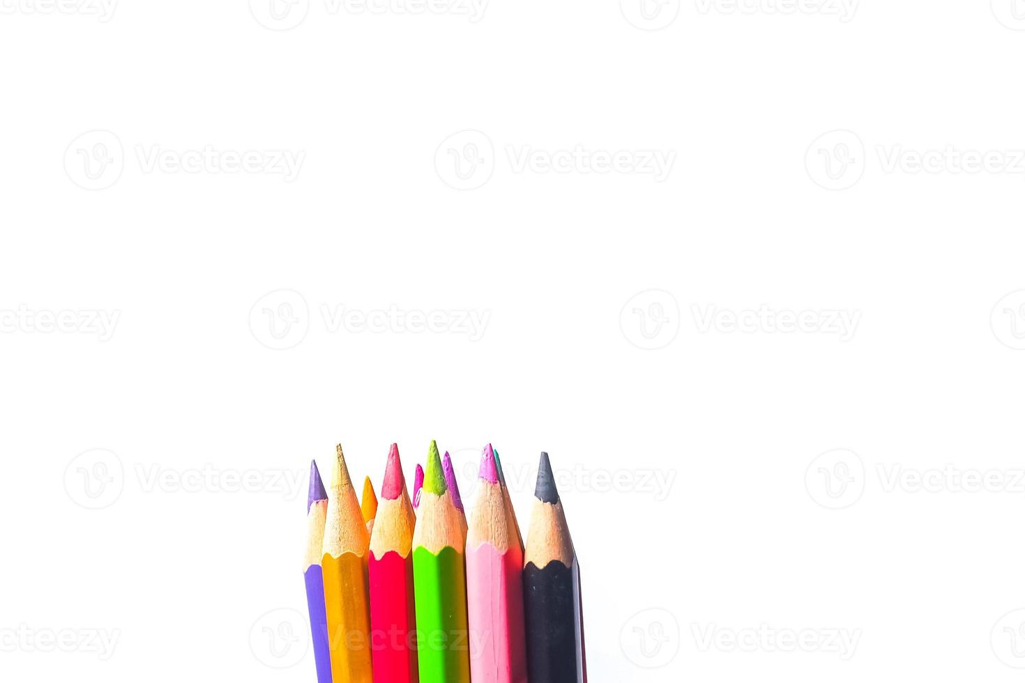 colored pencils for students to use in school or professional photo